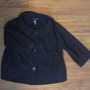 Banana Republic black cropped jacket